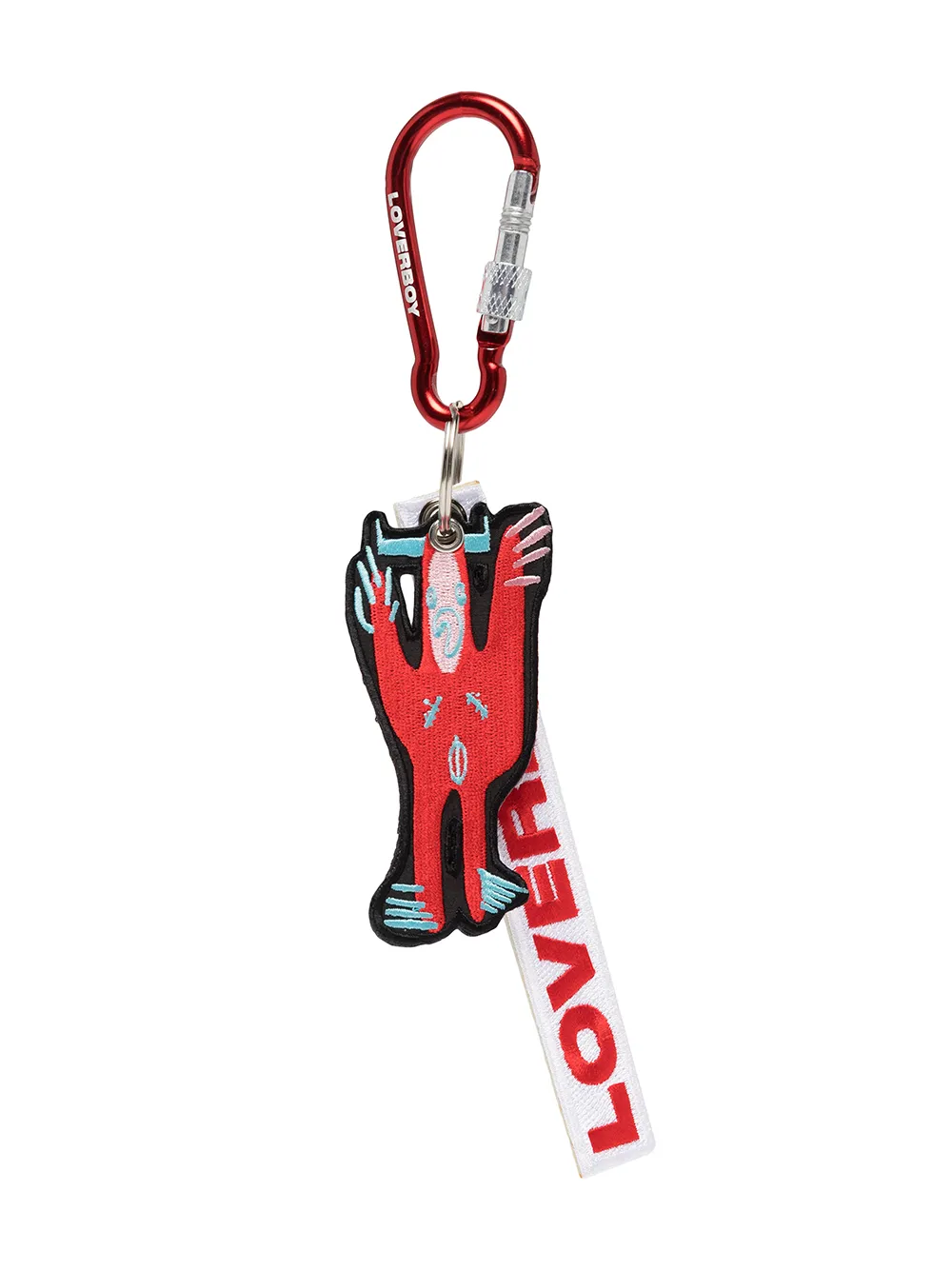 

Charles Jeffrey Loverboy embroidered-logo keyring