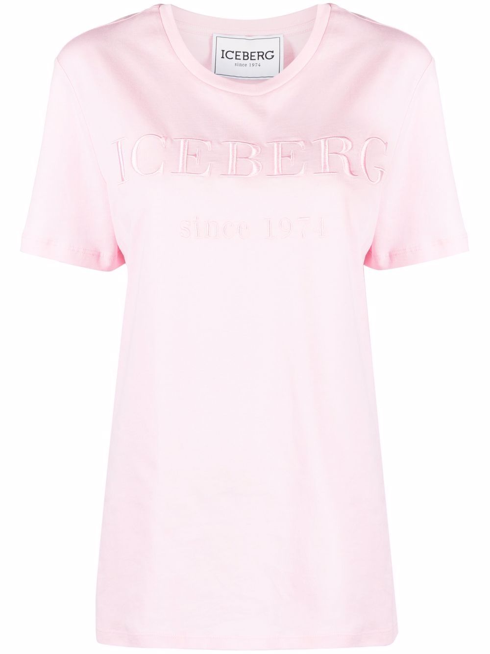 Iceberg logo-embroidered T-shirt - Farfetch