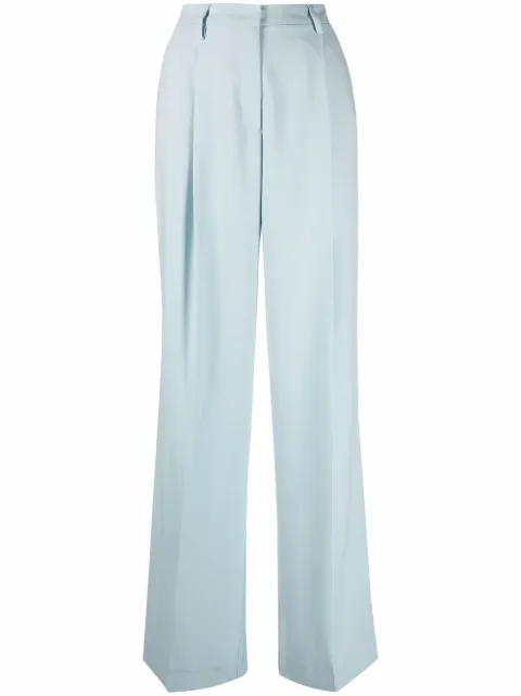 Blanca Vita pantalones anchos con tiro alto 