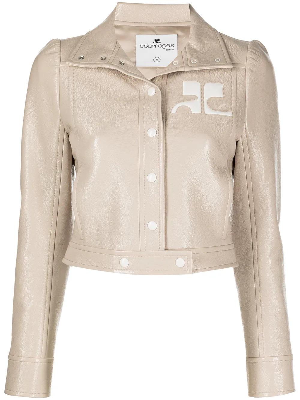 Courrèges cropped biker jacket