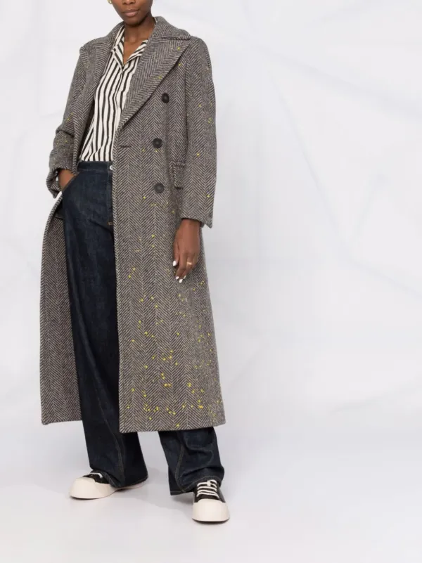 Golden Goose Berhen ヘリンボーン ロングコート 通販 - FARFETCH Golden Goose Berhen ヘリンボーン ロングコート 通販 - FARFETCH
