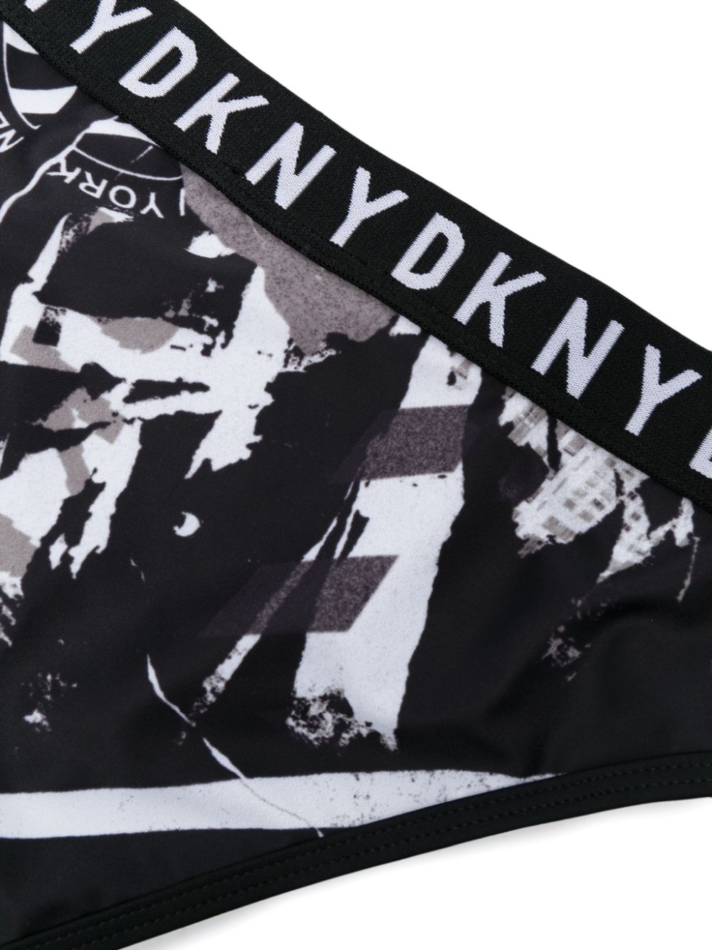 Dkny Kids Bikini met print - Zwart