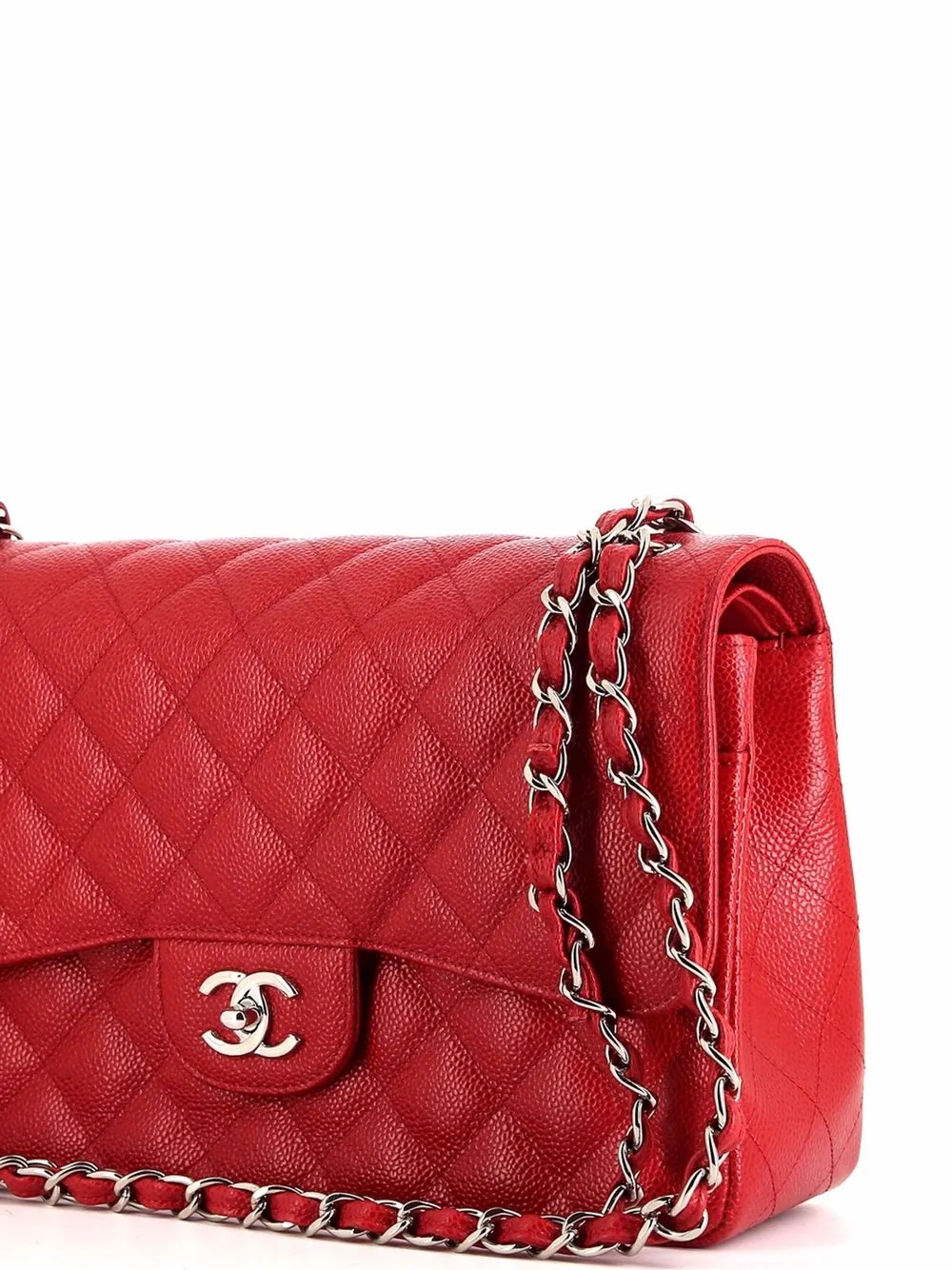 фото Chanel pre-owned сумка на плечо timeless jumbo double flap 2010-х годов