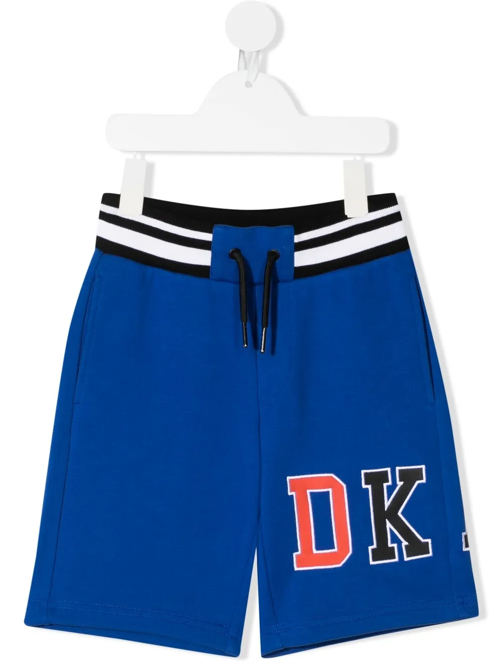 

Dkny Kids shorts con logo bordado - Azul