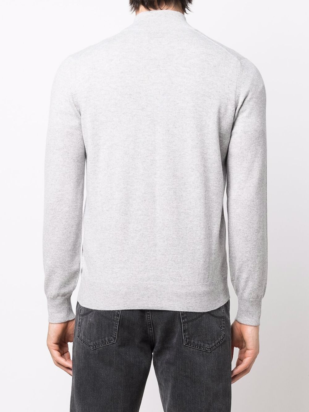 Brunello Cucinelli zip-up cashmere jumper Men