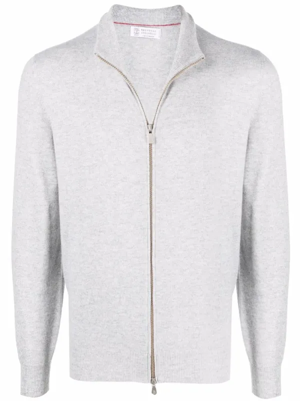 BRUNELLO CUCINELLI カシミヤ ジップアップセーター Brunello Cucinelli ジップアップ カシミアセーター 通販 - FARFETCH