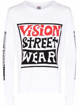 Vision Wear Wavy Box Logo T-shirt Farfetch
