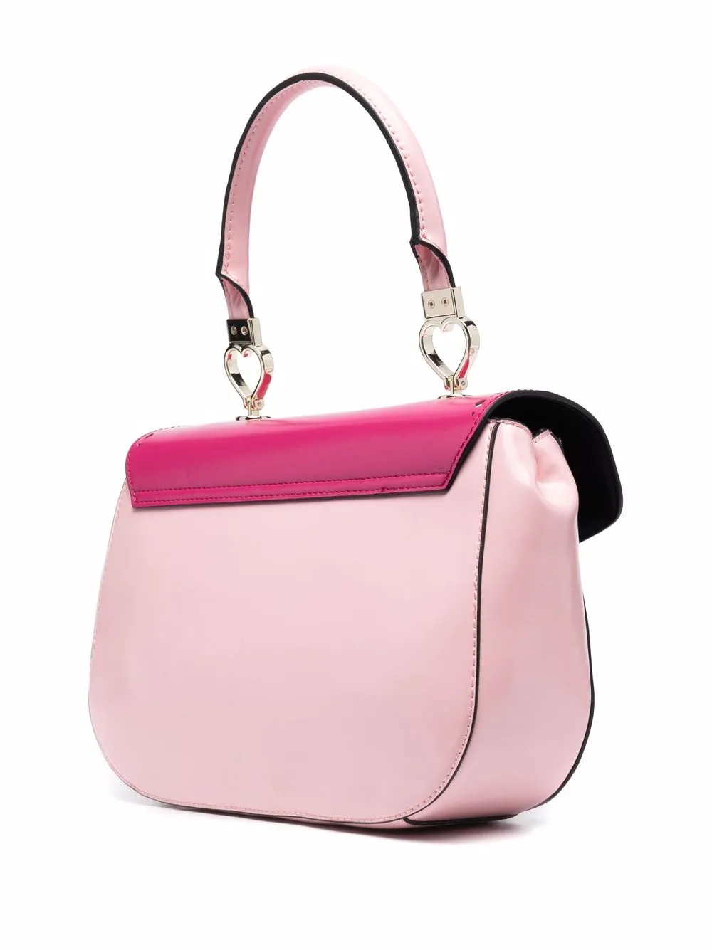 фото Love moschino сумка-тоут в стиле колор-блок с логотипом