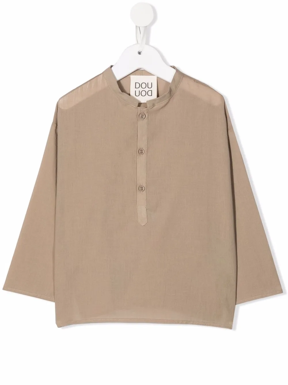 

Douuod Kids long-sleeve cotton T-shirt - Neutrals