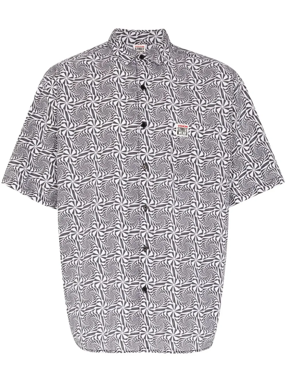 

Vision Street Wear playera manga corta con cuadros estampados - Gris