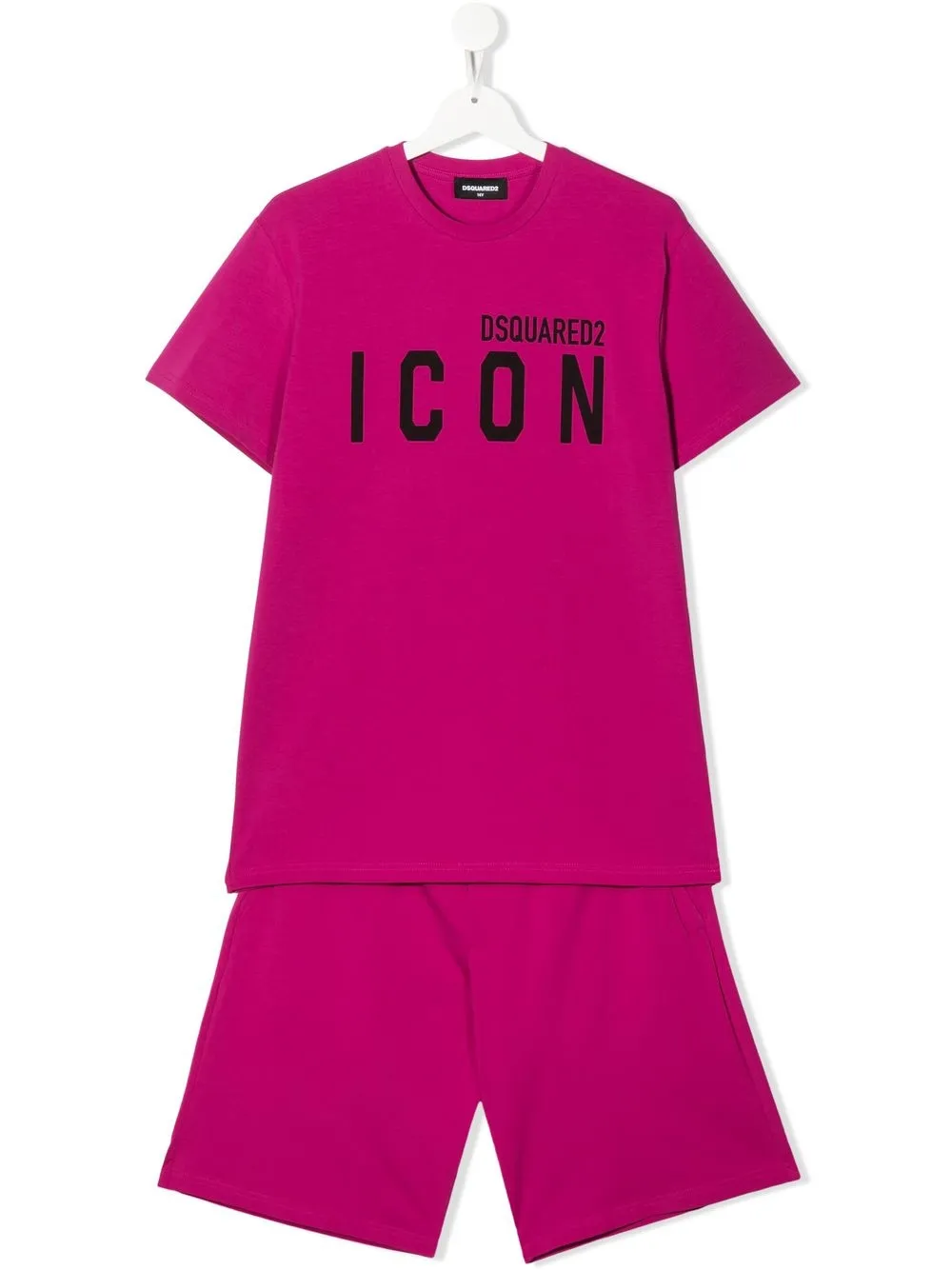 

Dsquared2 Kids TEEN logo-print cotton tracksuit set - Pink