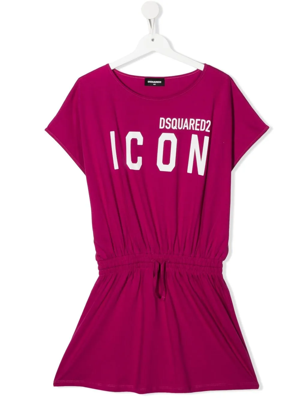 

Dsquared2 Kids vestido con logo estampado - Rosado