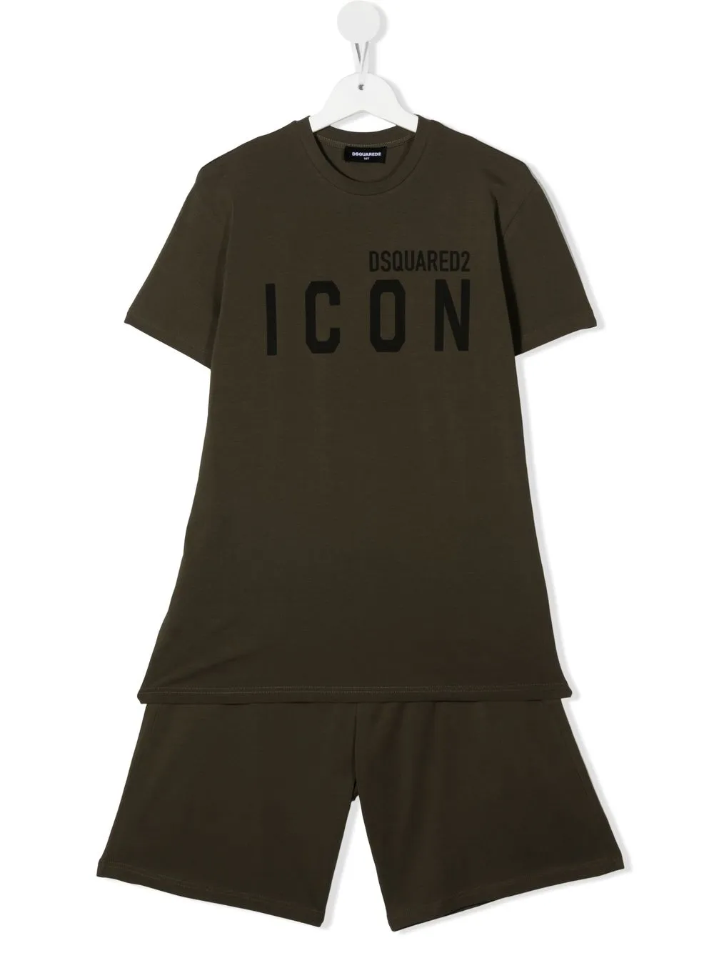 

Dsquared2 Kids traje deportivo con logo estampado - Verde