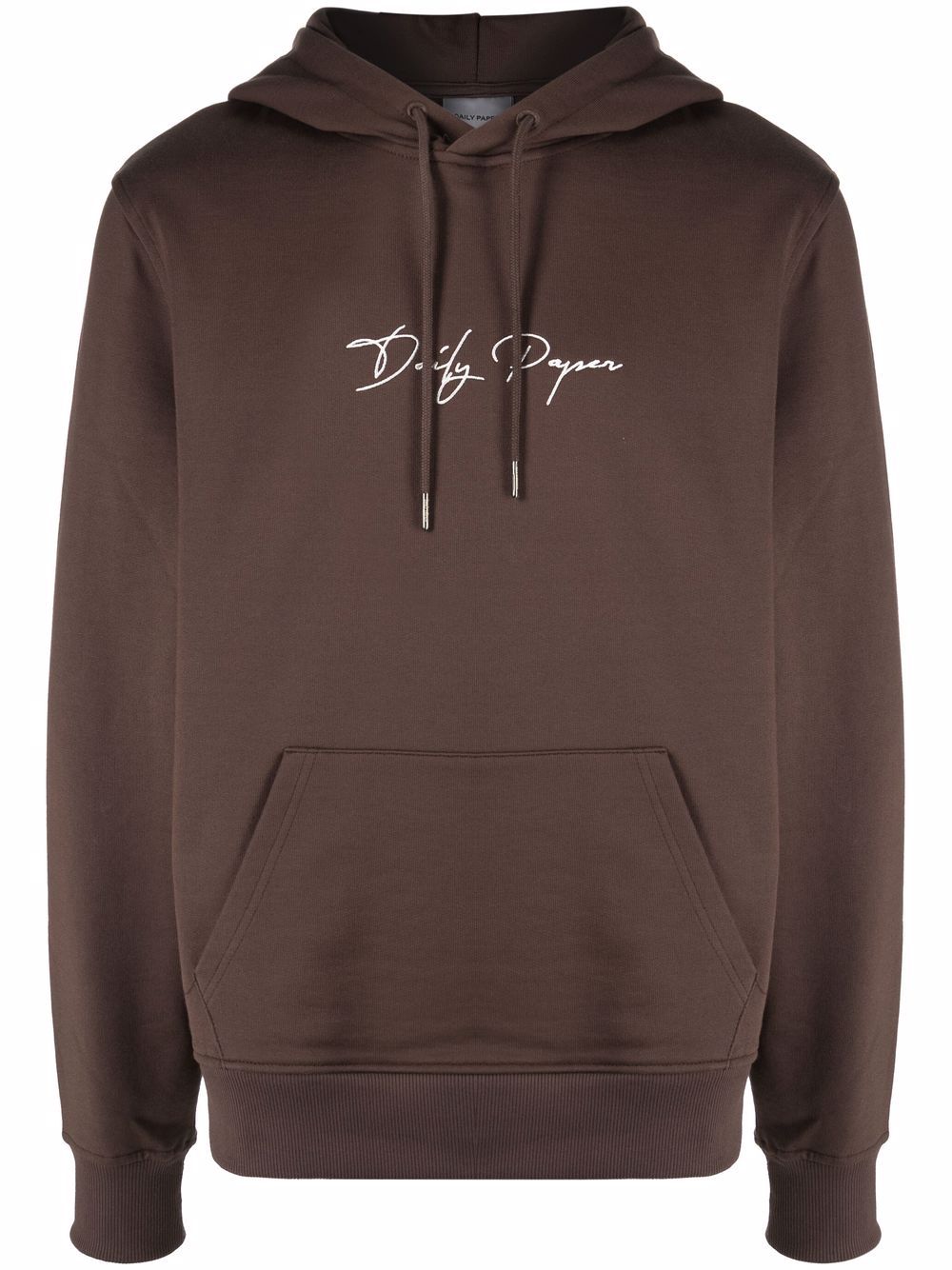 Daily Paper logo-embroidered cotton hoodie