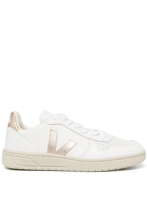 veja beige trainers