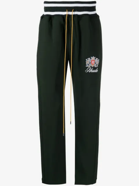RHUDE joggingbukser med broderi