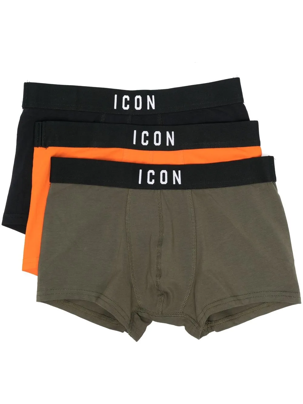 

Dsquared2 Kids TEEN three-pack cotton boxer shorts - Green