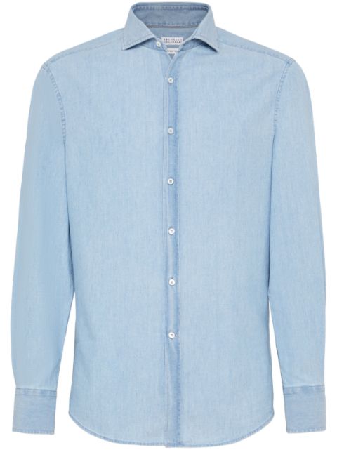 Brunello Cucinelli plain button-down shirt