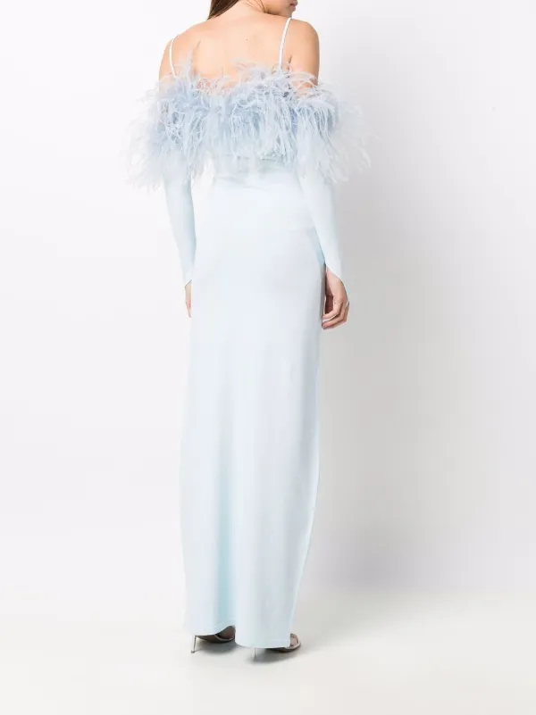 Seen Users Kleid Mit Federn - Farfetch