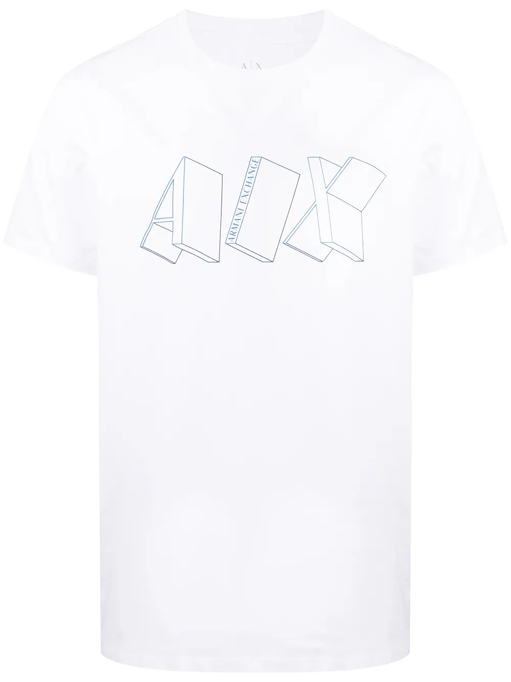 

Armani Exchange playera con logo AX estampado - Blanco