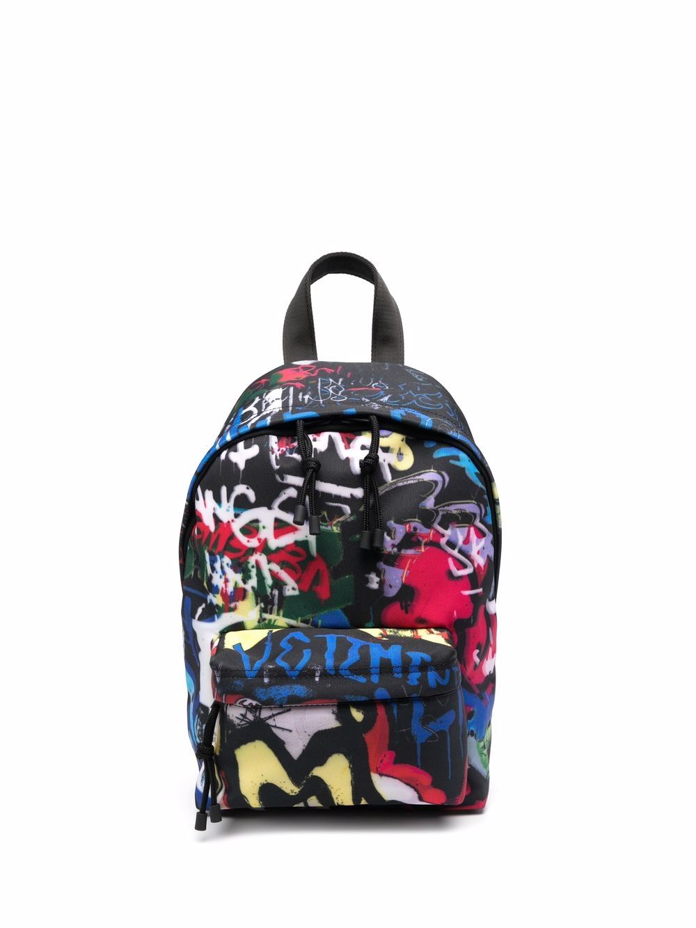 VETEMENTS graffiti logo backpack - Black