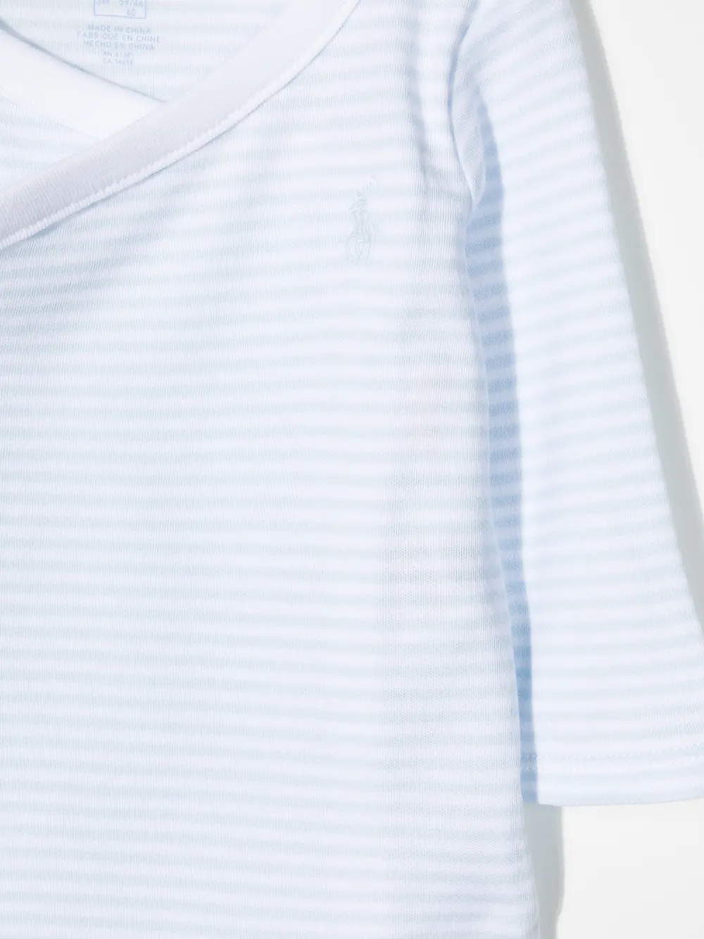 POLO RALPH LAUREN KIDS Gestreifter Pyjama mit Logo-Stickerei | Babykleidung | Image 3