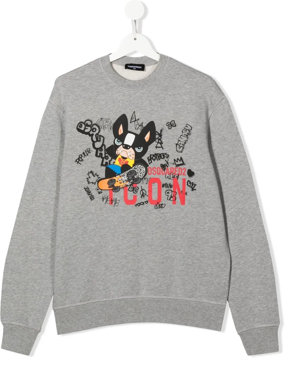 

Dsquared2 Kids sudadera con estampado Icon - Gris