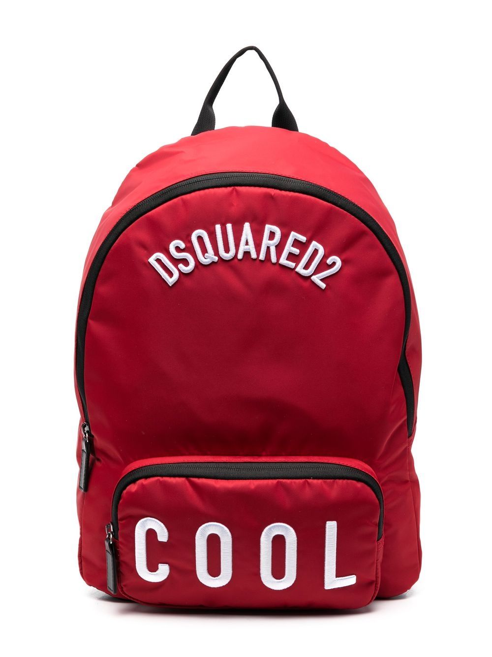 Dsquared2 Kids' Logo-embroidered Backpack In Red