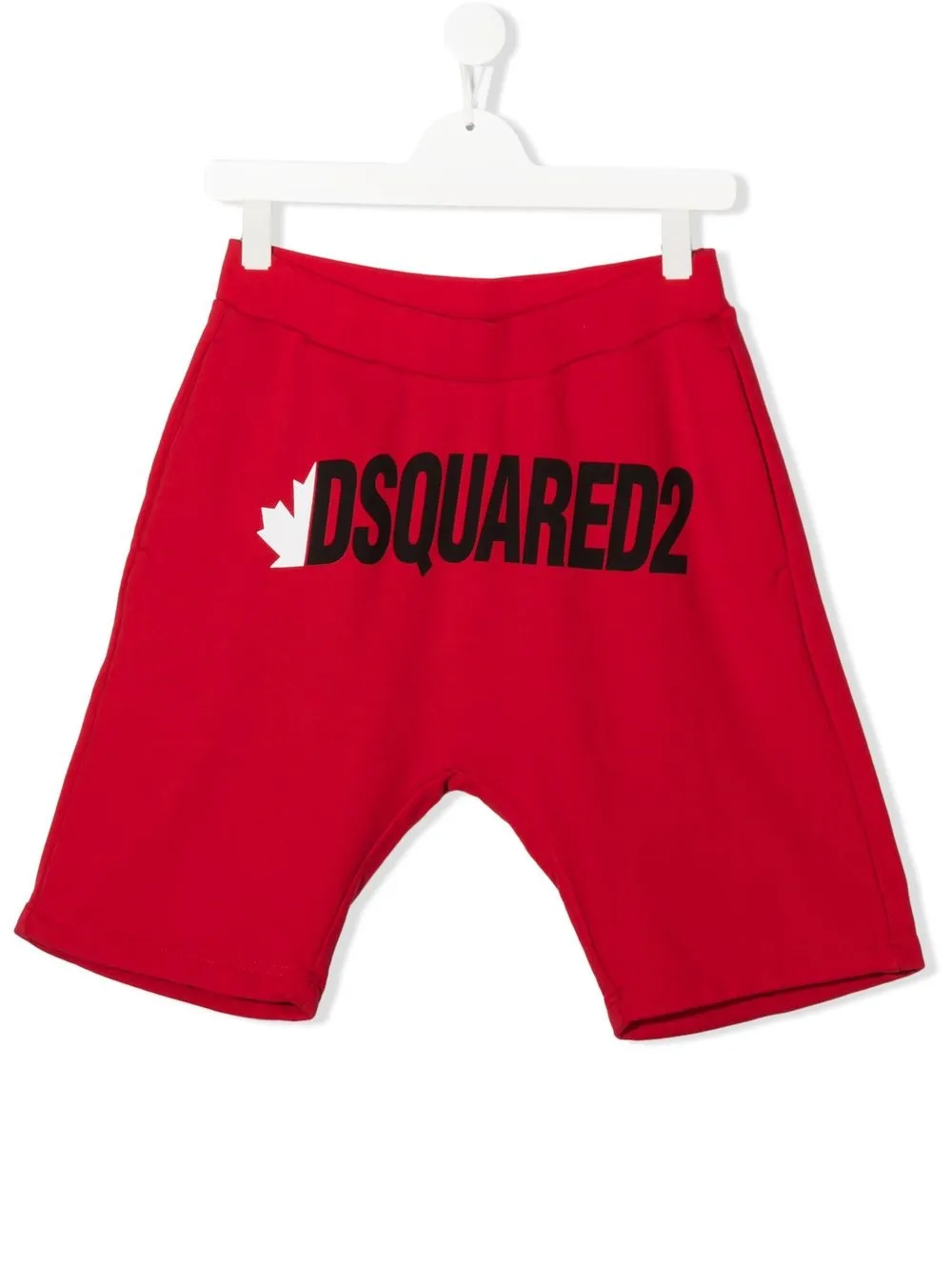 

Dsquared2 Kids shorts deportivos con logo estampado - Rojo