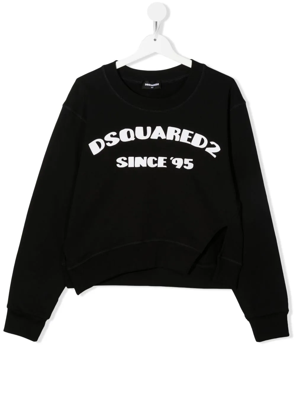 

Dsquared2 Kids sudadera con logo estampado - Negro