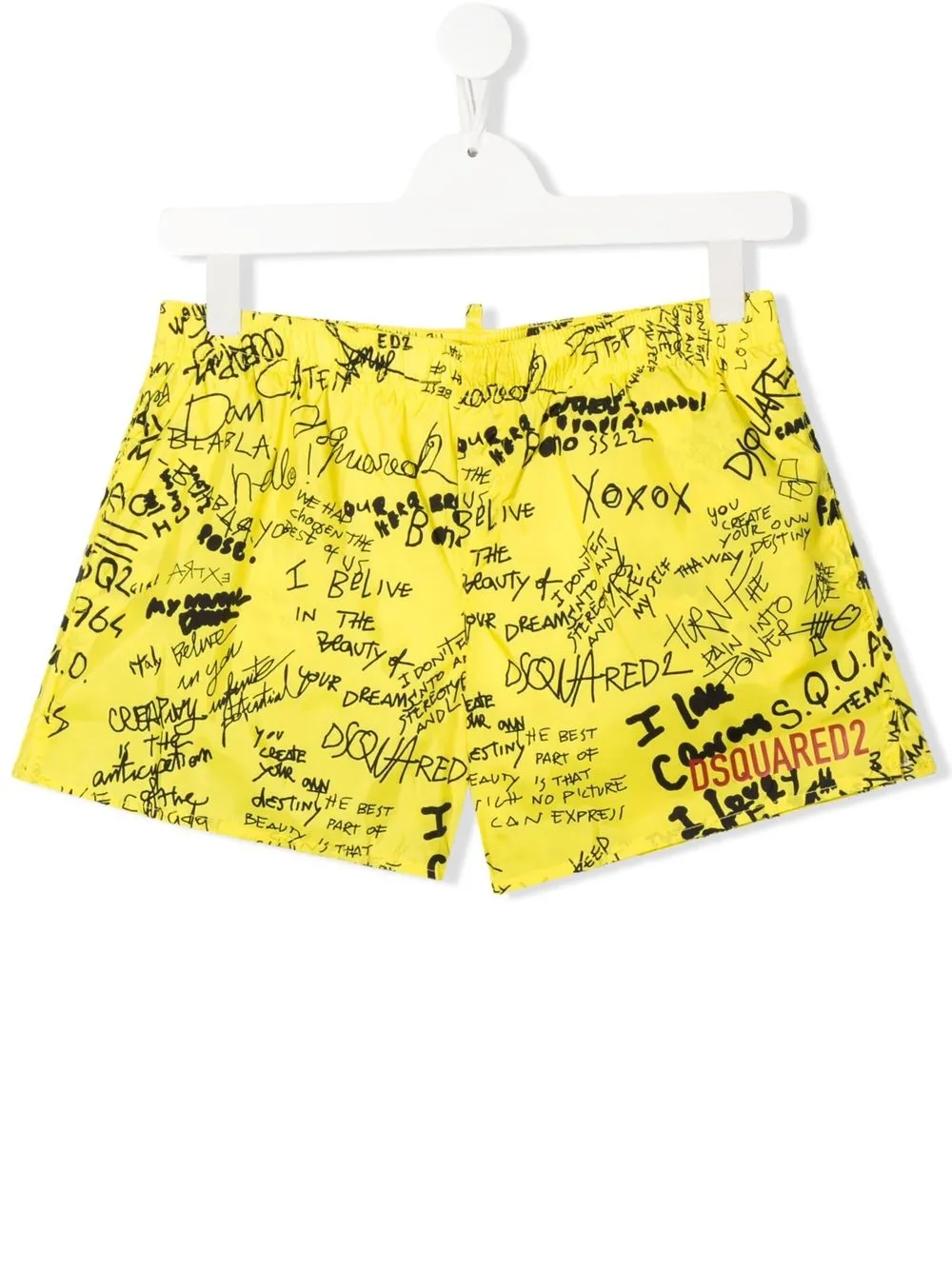 

Dsquared2 Kids shorts de playa Monus - Amarillo