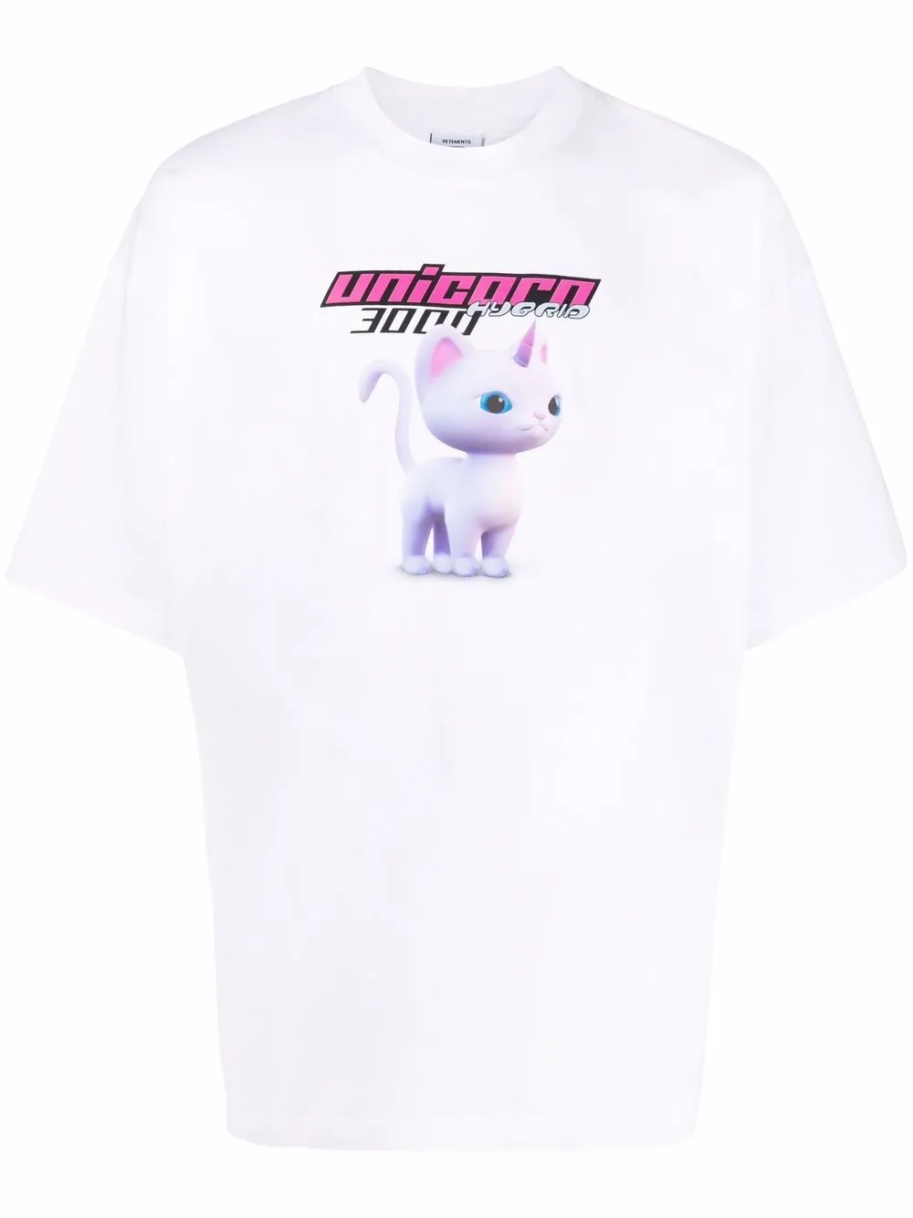 VETEMENTS Unicorn 3000-print T-shirt - Farfetch