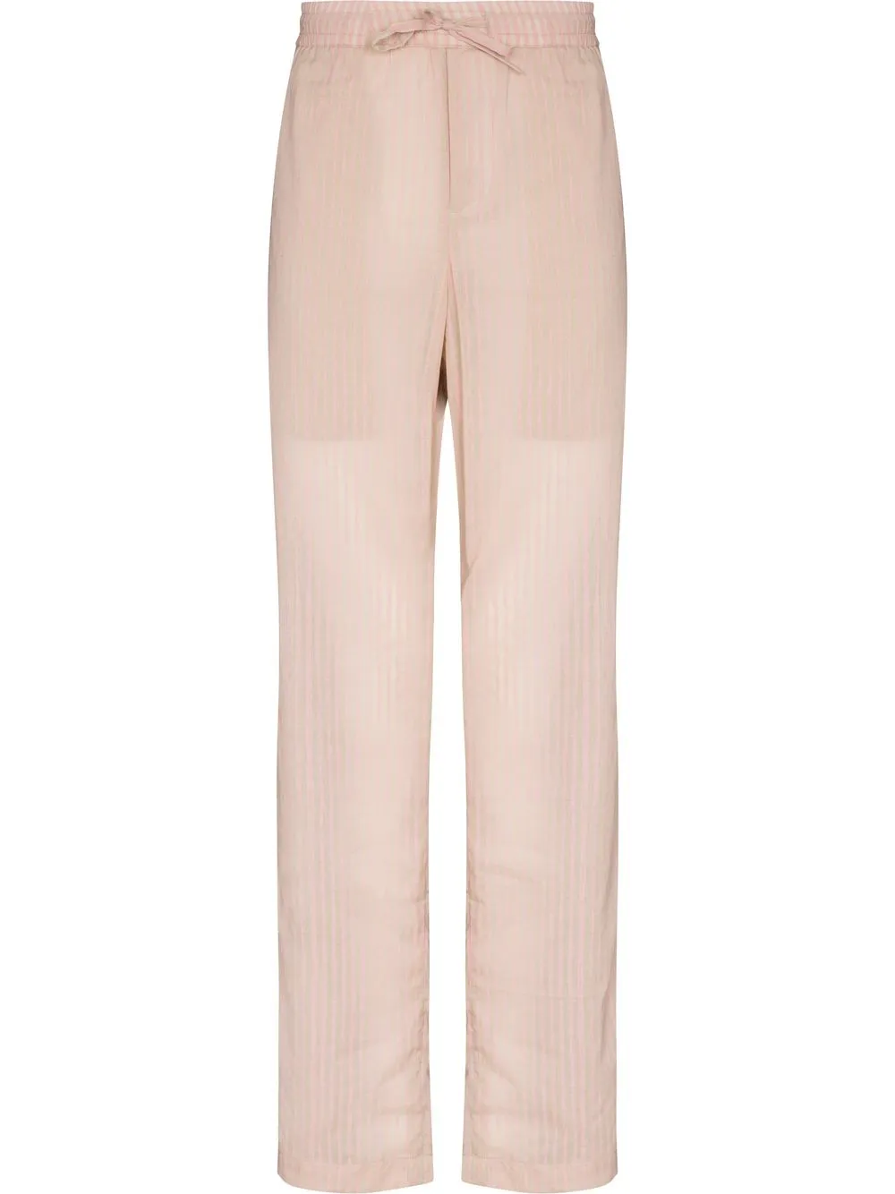 

SMR Days striped straight-leg trousers - Pink