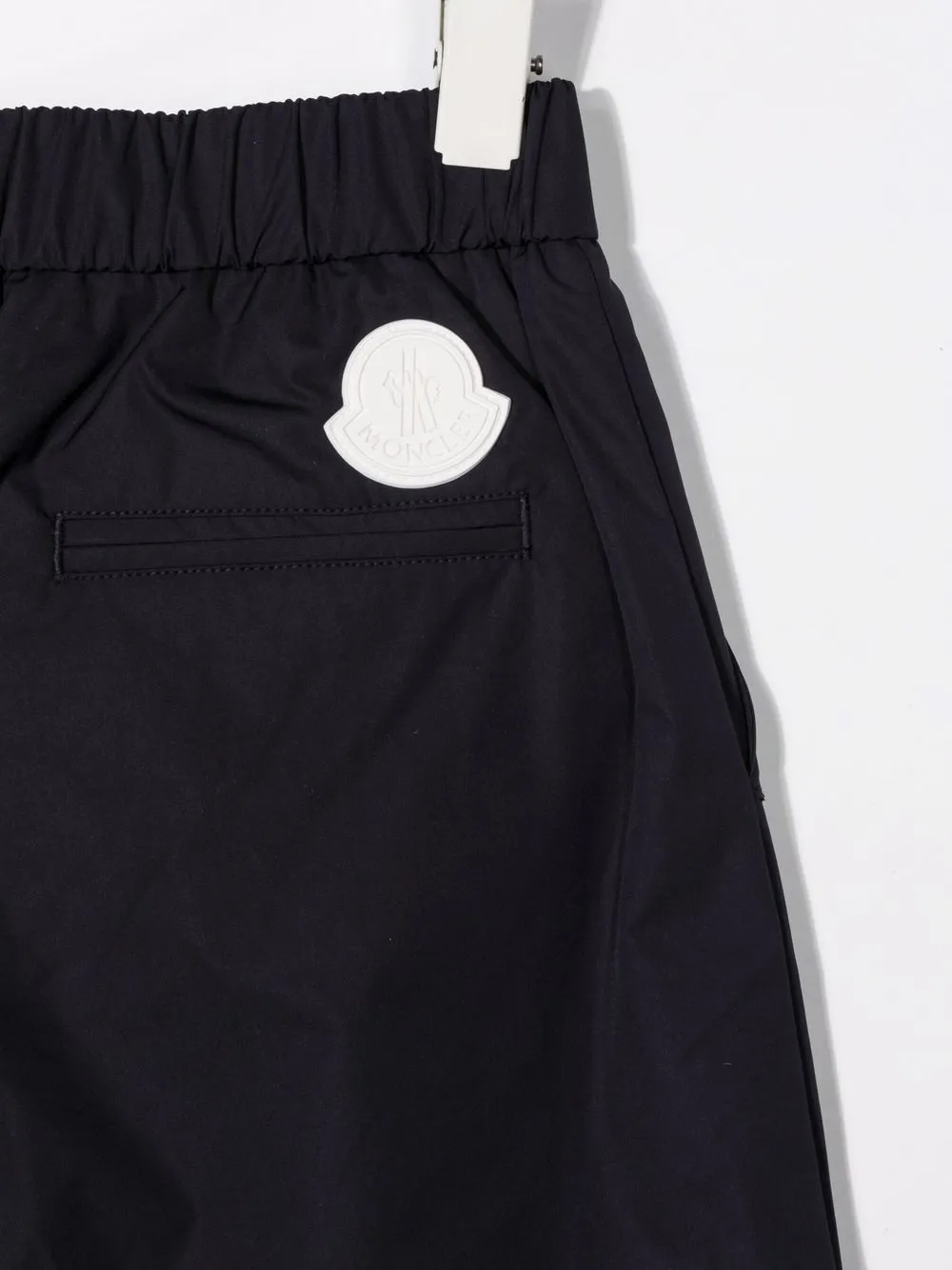  Moncler Enfant Logo-print Layered-effect Trousers - Blue 