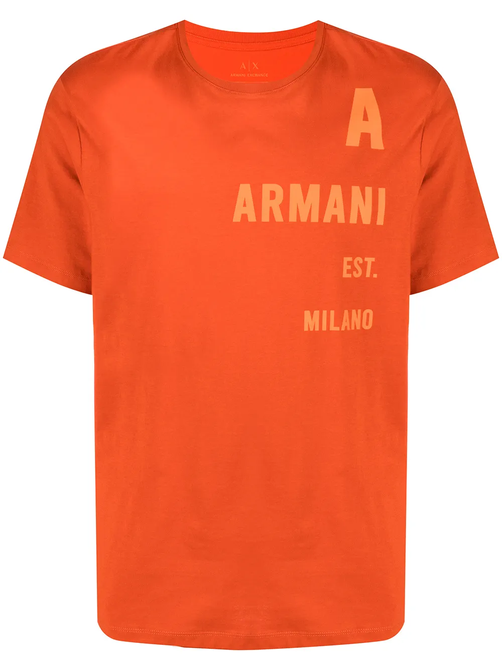 

Armani Exchange logo-print cotton T-shirt - Orange