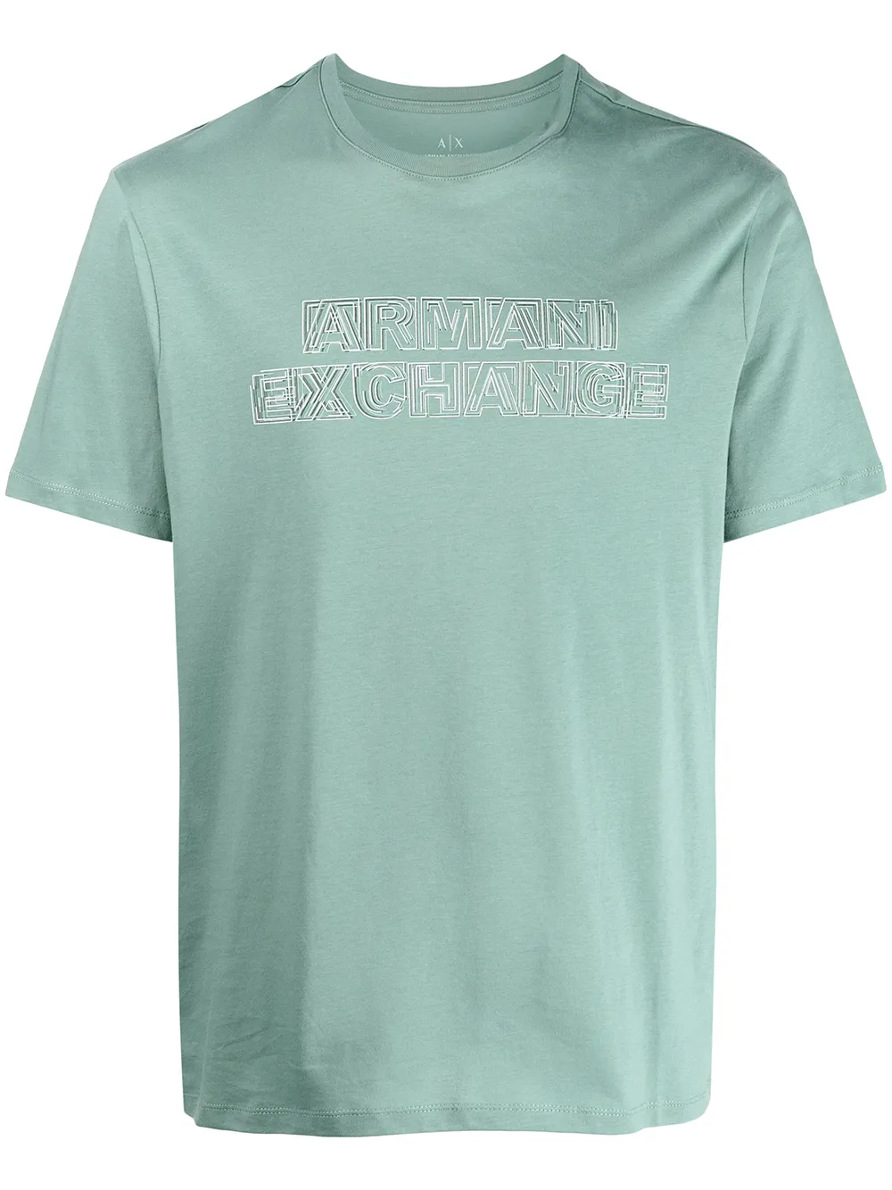 

Armani Exchange logo-print cotton T-shirt - Green