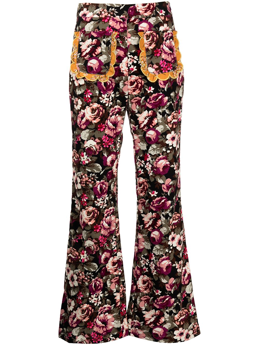 фото Celia b брюки butternut с цветочным принтом