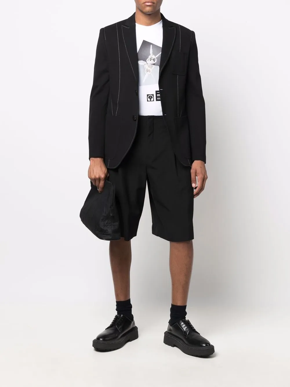 Neil Barrett playera con estampado gráfico | Playeras | Image 2