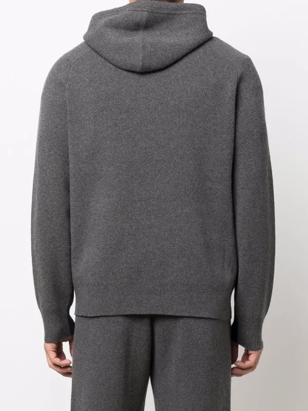 Shop Theory two-tone drawstring hoodie 