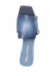 Santoni buckled panel slip-on slides