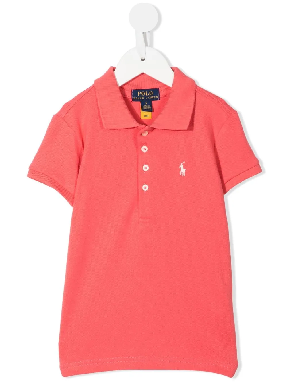 

Ralph Lauren Kids playera tipo polo con logo bordado - Rosado