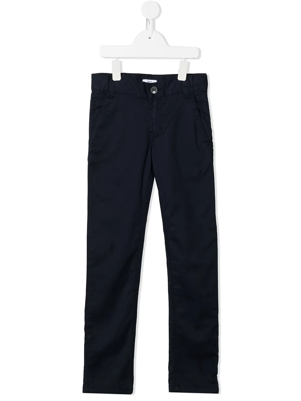 

BOSS Kidswear pantalones chinos rectos - Azul