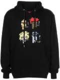 Mostly Heard Rarely Seen 8-Bit Smoking Kills print hoodie - Black
