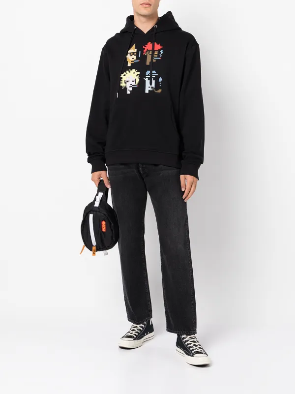 Mostly Heard Rarely Seen 8-Bit Smoking Kills Print Hoodie - Farfetch