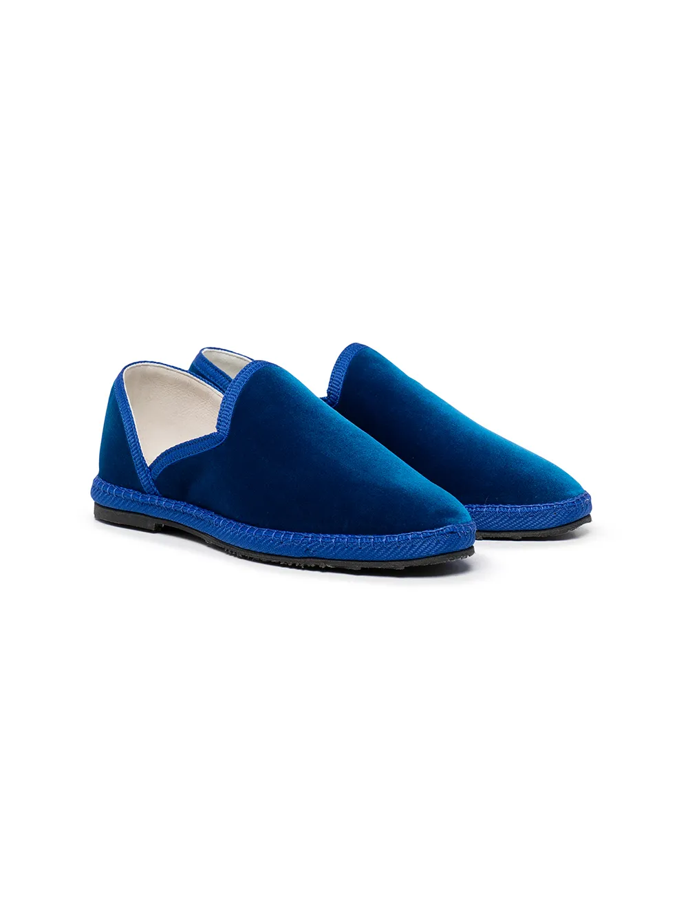 

The Row Kids mocasines slip-on de terciopelo - Azul