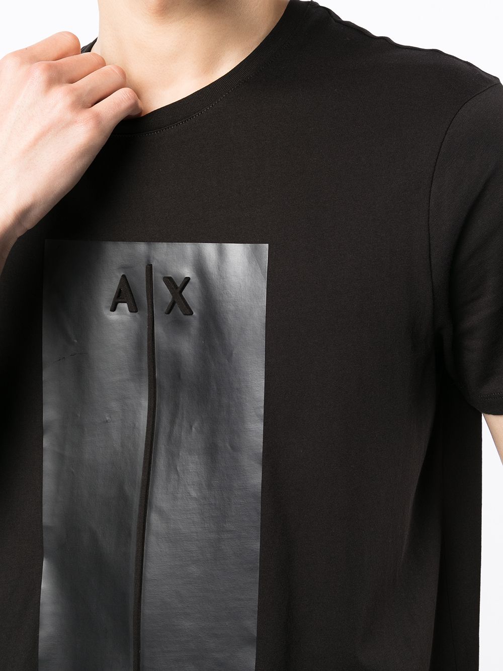 фото Armani exchange футболка с логотипом