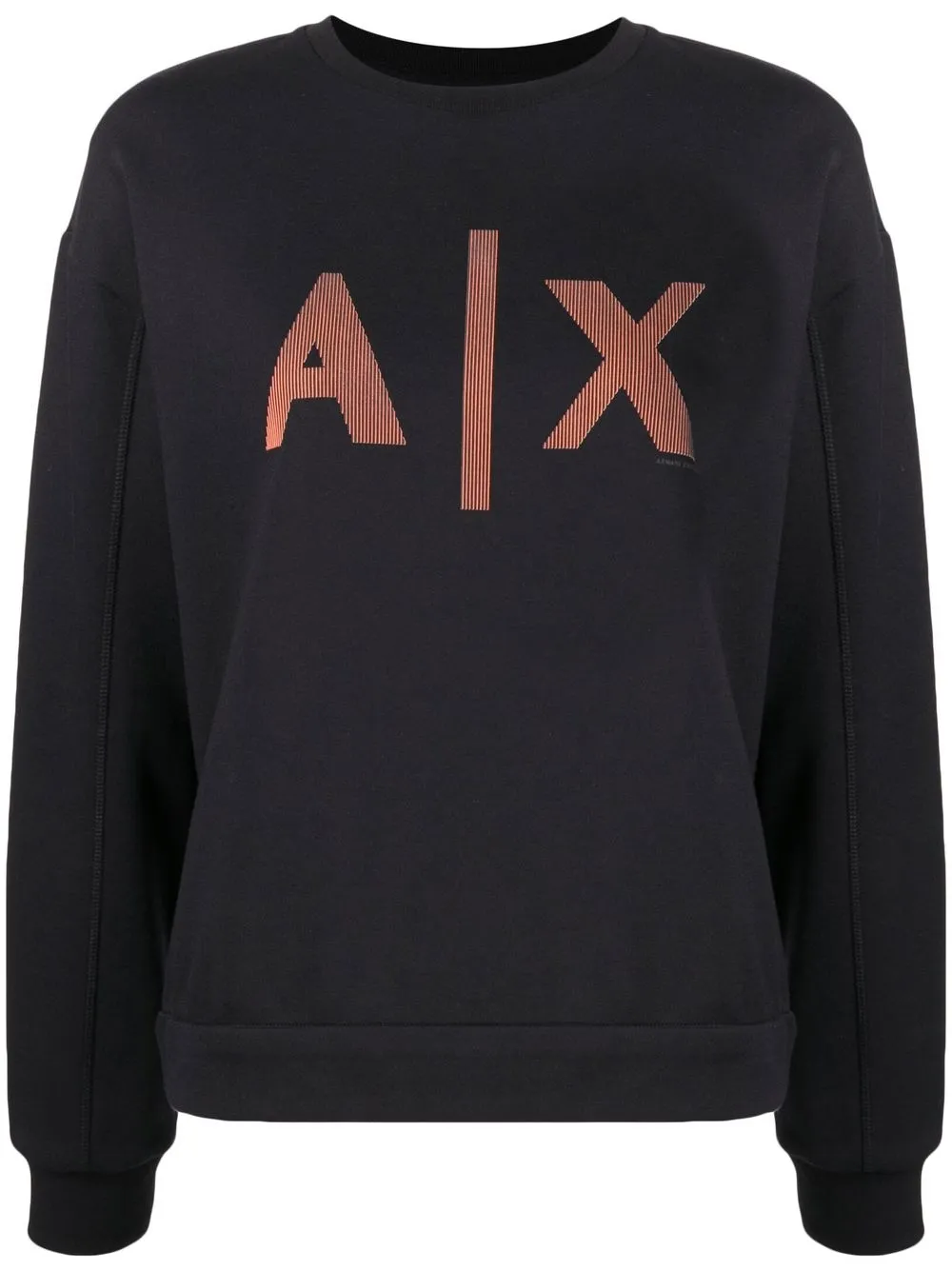 

Armani Exchange sudadera con logo estampado - Negro