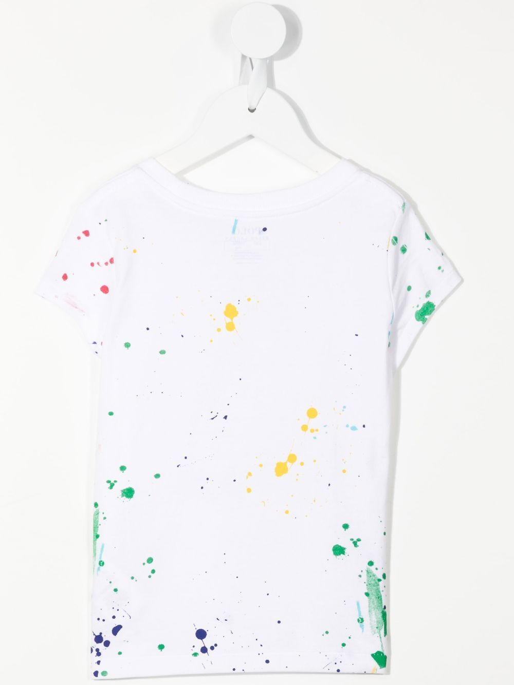 Ralph Lauren Kids Paint-Splattered Polo Bear Sweater (5-7 Years