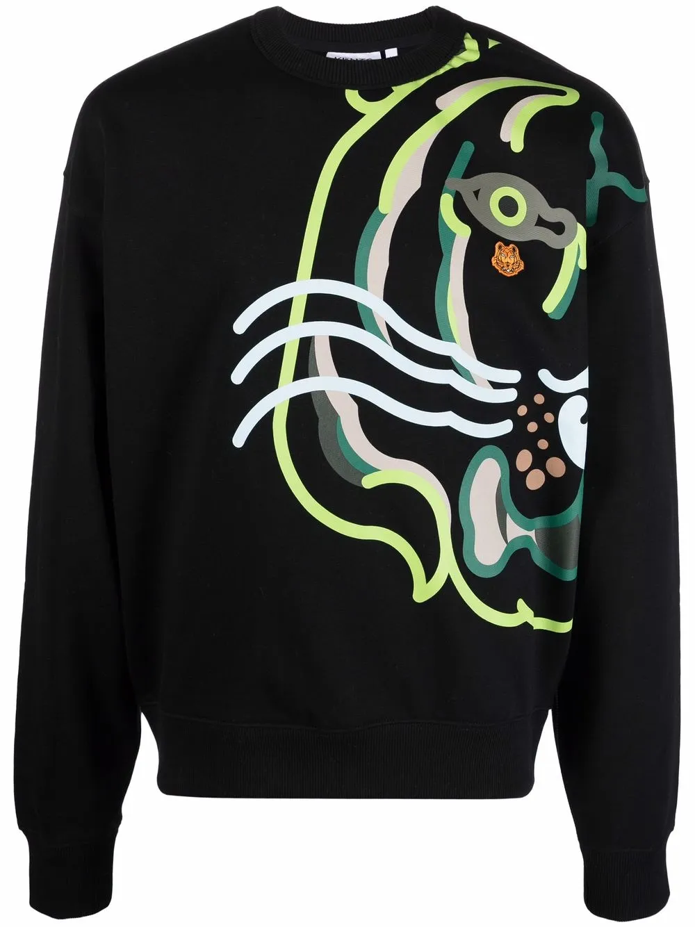 

Kenzo sudadera con estampado gráfico - Negro