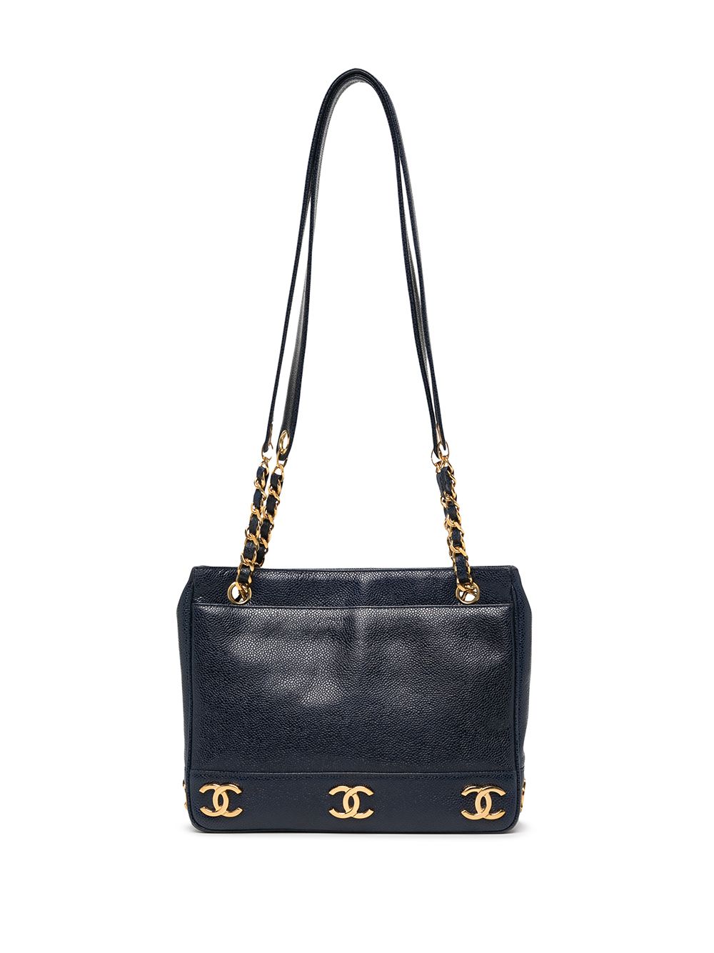 

Chanel Pre-Owned bolsa de hombro Triple CC 1992 - Negro